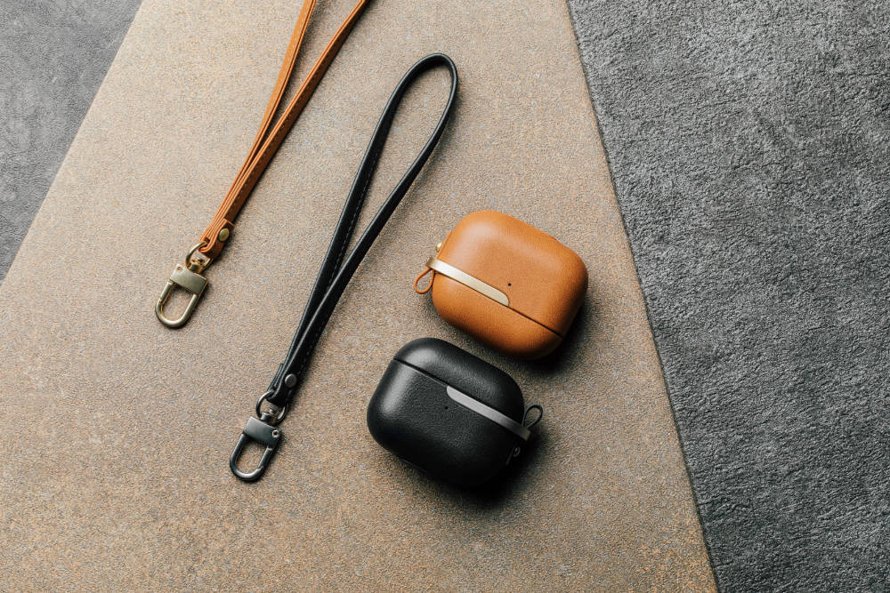 Moshi Pebbo Luxe funda piel vegana AirPods 3ª gen